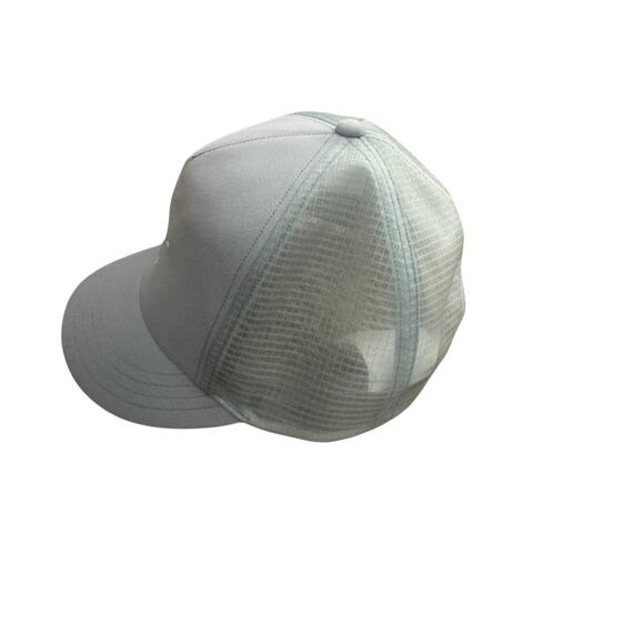 Arcteryx Gray Blue Short Brim Bill Trucker Snapback Hat Cap - Picture 5 of 9